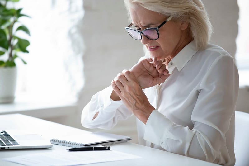 Woman With Wrist Pain